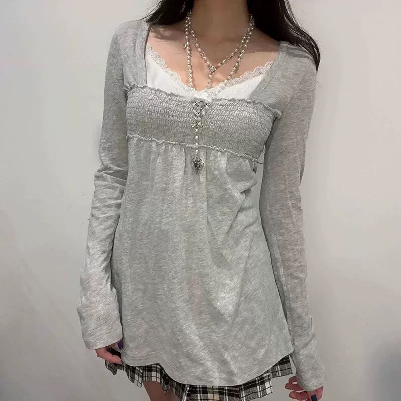 Winter Clothing Aesthetic - تي شيرت نسائي أمريكي بتصميم ريترو،