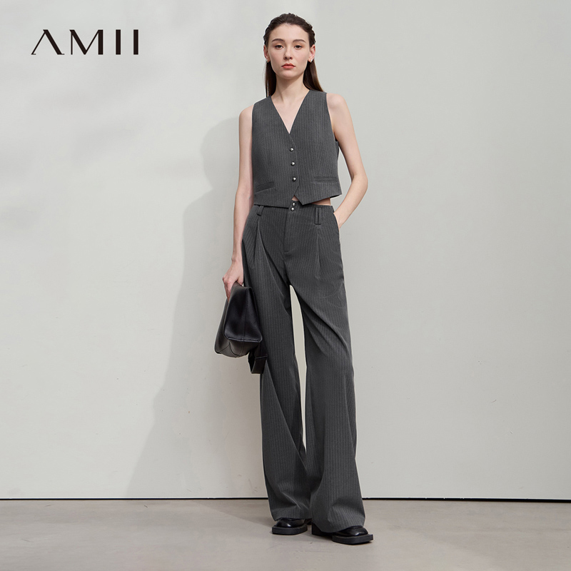 Clothing Style Winter - AMII بانت للمرأة 2025 الخريف جديد