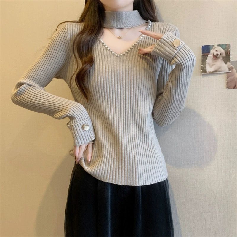 Winter Clothing Trends 2025 Women'S - الجوف خارج محبوك البلوزات للنساء الديكور