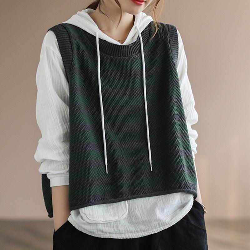 Winter Clothing Trends 2025 Women'S - سترات متماسكة للنساء مخطط ملابس دافئة