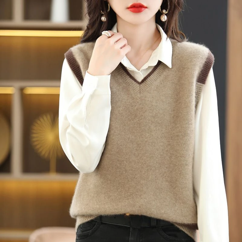 Winter Clothing Trends 2025 Women'S - سترة نسائية عتيقة صدرية بدون أكمام