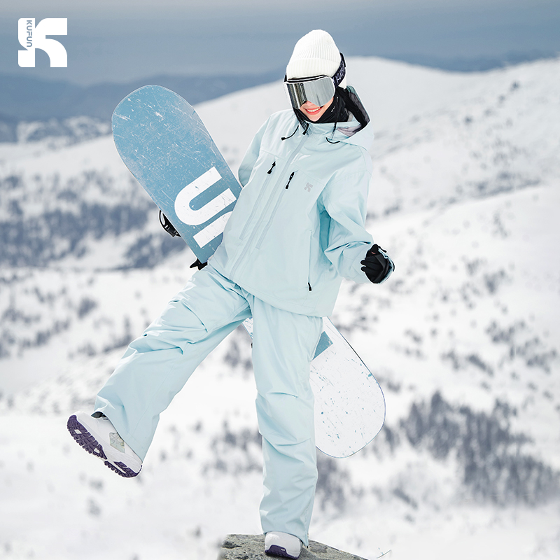 Ski Pants Waterproof - KUFUN ملابس التزلج مقاوم للماء سميكة