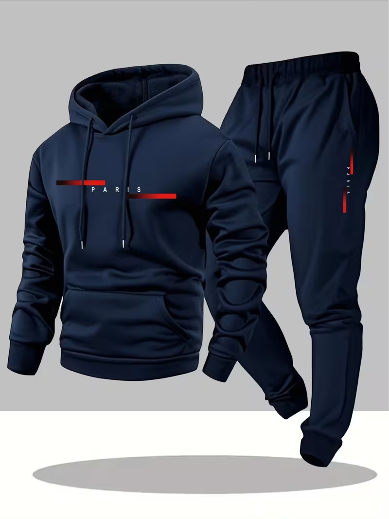 Winter Clothing Fashion - طقم رجالي عصري الأكثر مبيعًا بطباعة