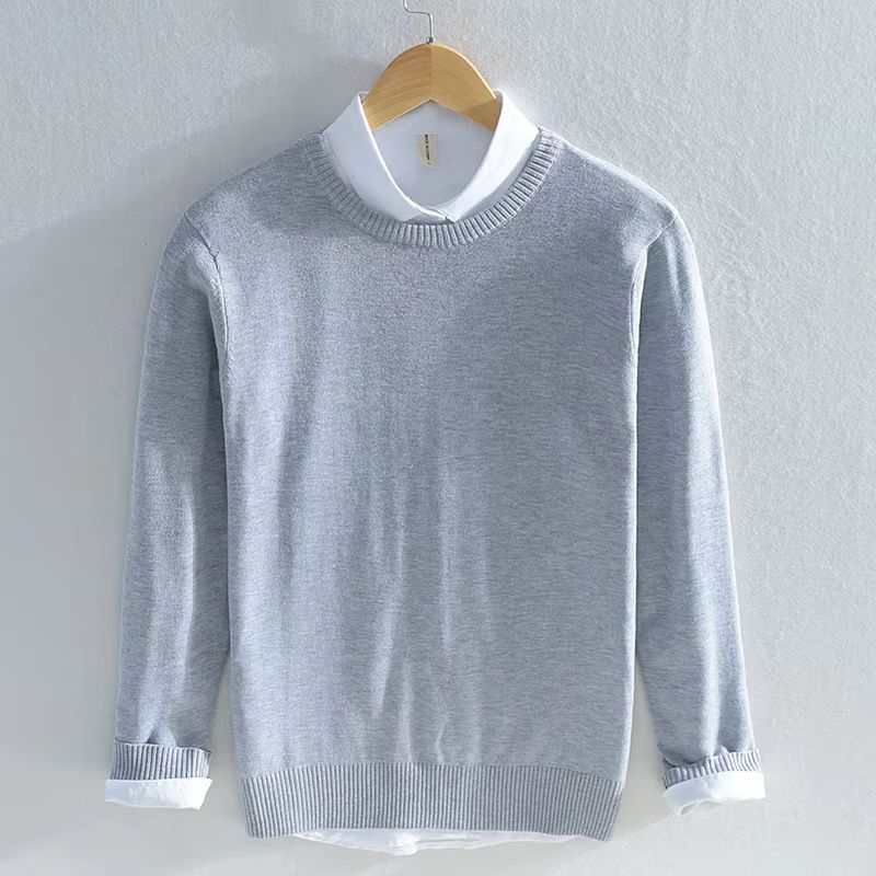 Winter Clothing Colors - سترة رجالية جديدة للخريف والشتاء برقبة