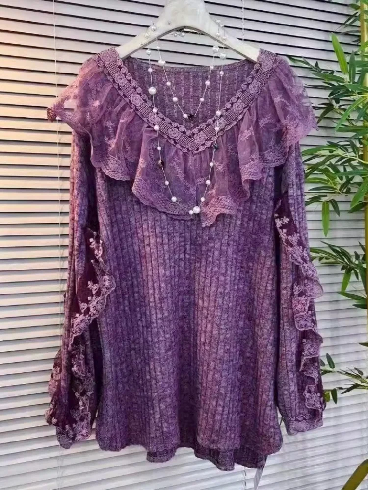 Winter Clothing Colors - الملابس النسائية خمر بلون قميص ربيع