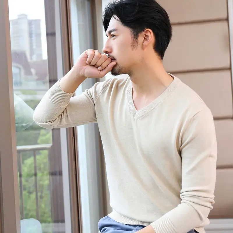 Winter Clothing Colors - رجل الملابس البلوفرات بلون محبوك البلوزات