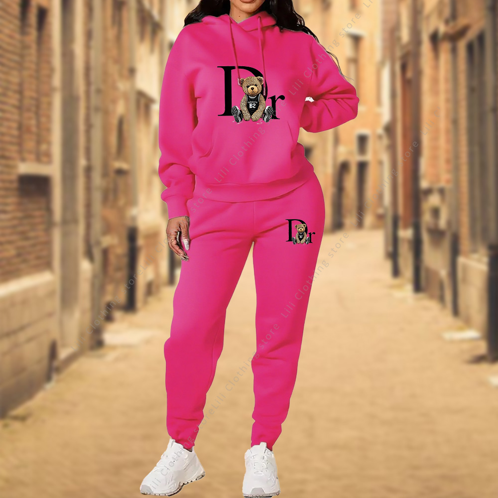Winter Clothing Kit - المرأة TrackSuit الجمالية مصمم الملابس عالية