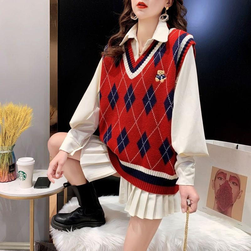 سترات حمراء متماسكة للنساء صدر - مراجعة Winter Clothing Aesthetic وسعره
