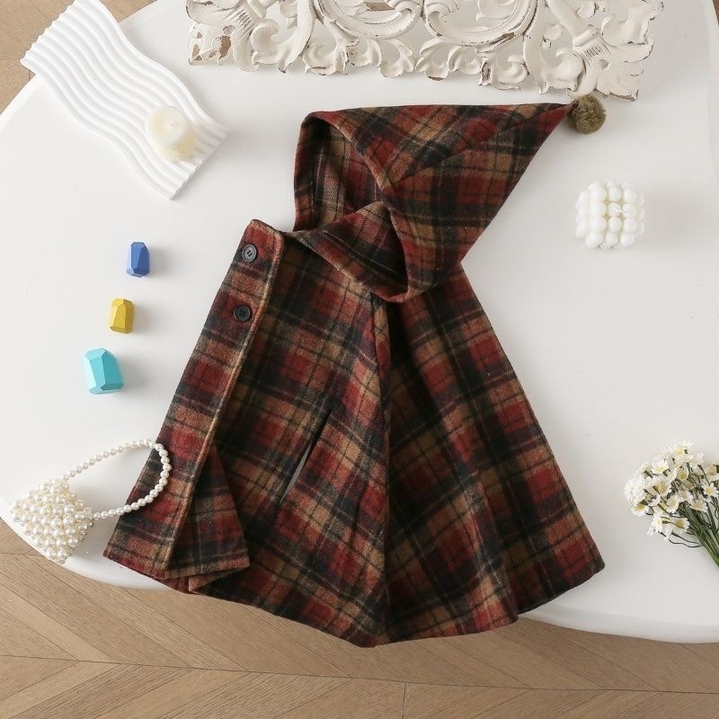 معطف كاب منقوش للفتيات، معطف أ - مراجعة Winter Clothing Baby وسعره