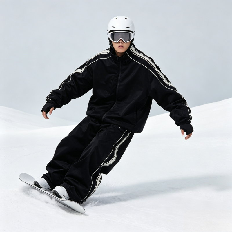 بدلة تزلج جديدة فضفاضة للرجال  - مراجعة Ski Pants Waterproof وسعره