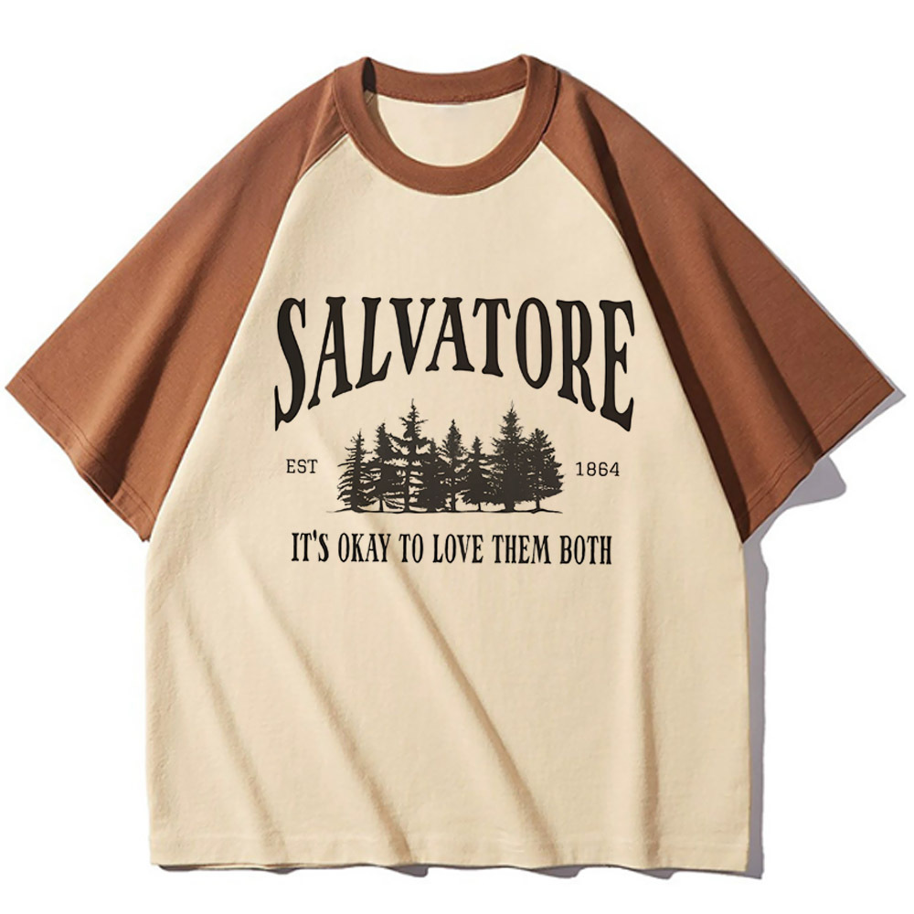 Damon Salvatore t-shirt teen a - مراجعة Winter Clothing Aesthetic وسعره