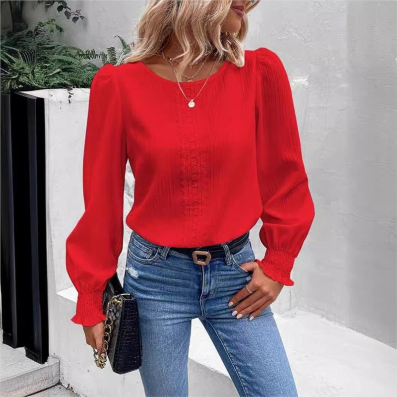 أنيقة المرأة قميص طويل الأكمام - مراجعة Winter Clothing Colors وسعره