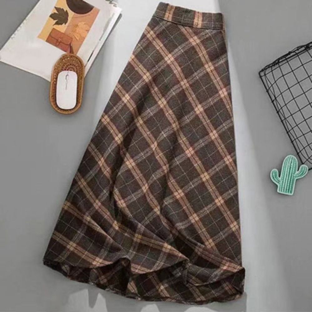 ارتفاع الخصر الرجعية منقوشة تن - مراجعة Winter Clothing Aesthetic وسعره