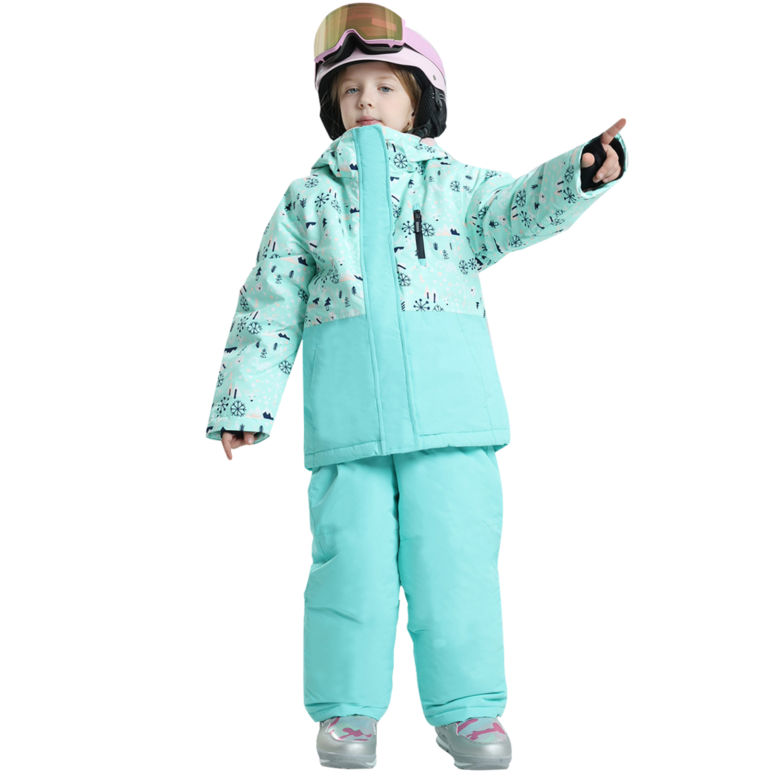 -ملابس تزلج للأطفال بزاوية 30  - مراجعة Ski Pants Waterproof وسعره