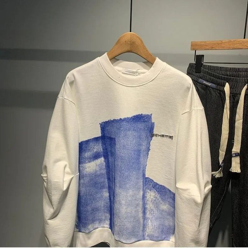 بلوفر رجالي أسود مطبوع عليه رس - مراجعة Winter Clothing Aesthetic وسعره