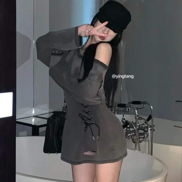 Fairycore الجرونج مشد للفستان  - مراجعة Winter Clothing Aesthetic وسعره