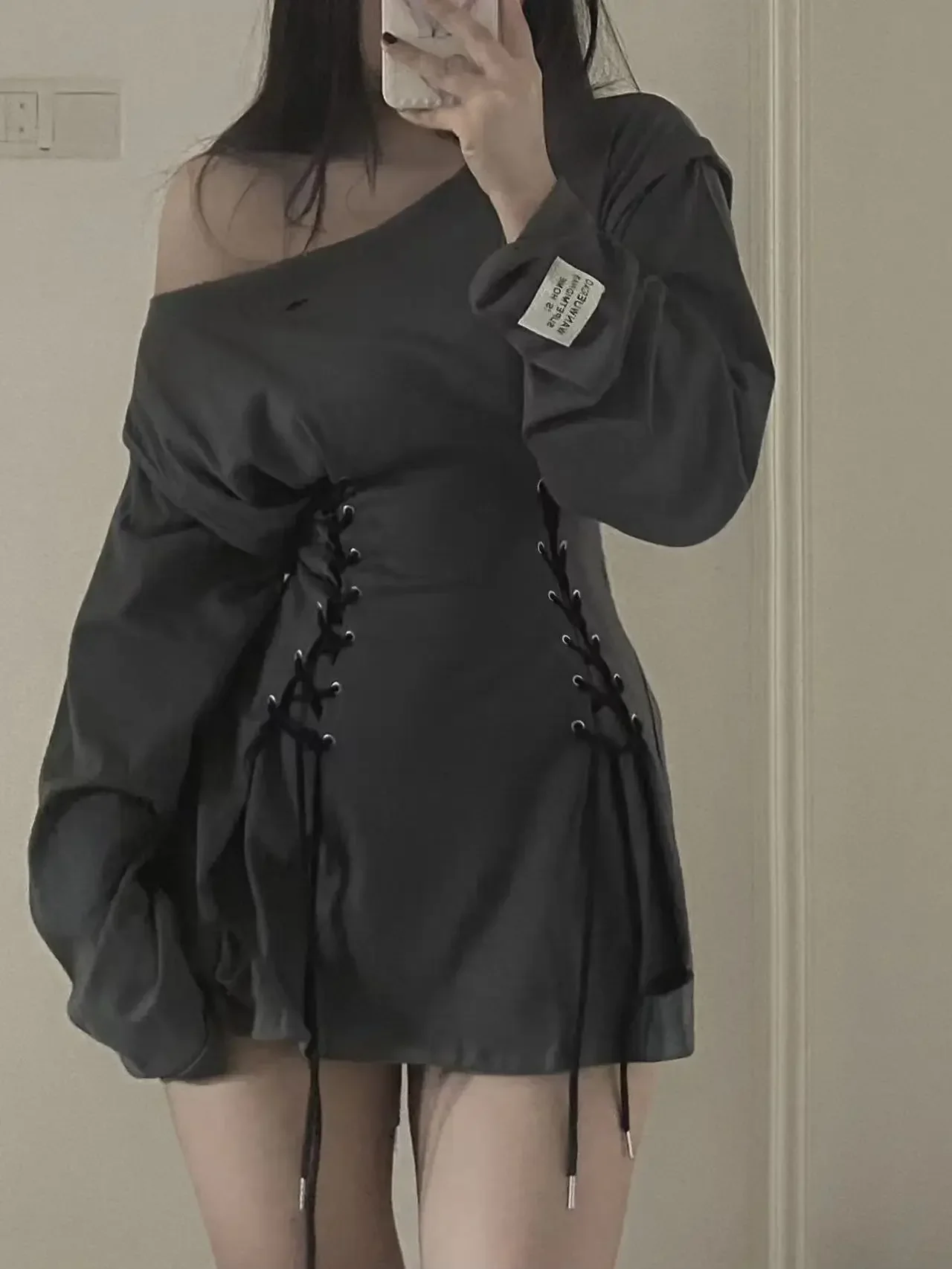 Fairycore الجرونج مشد للفستان  - مراجعة Winter Clothing Aesthetic وسعره