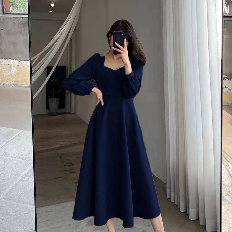 فستان ميدي أسود للمرأة ، كم طو - مراجعة Winter Clothing Colors وسعره