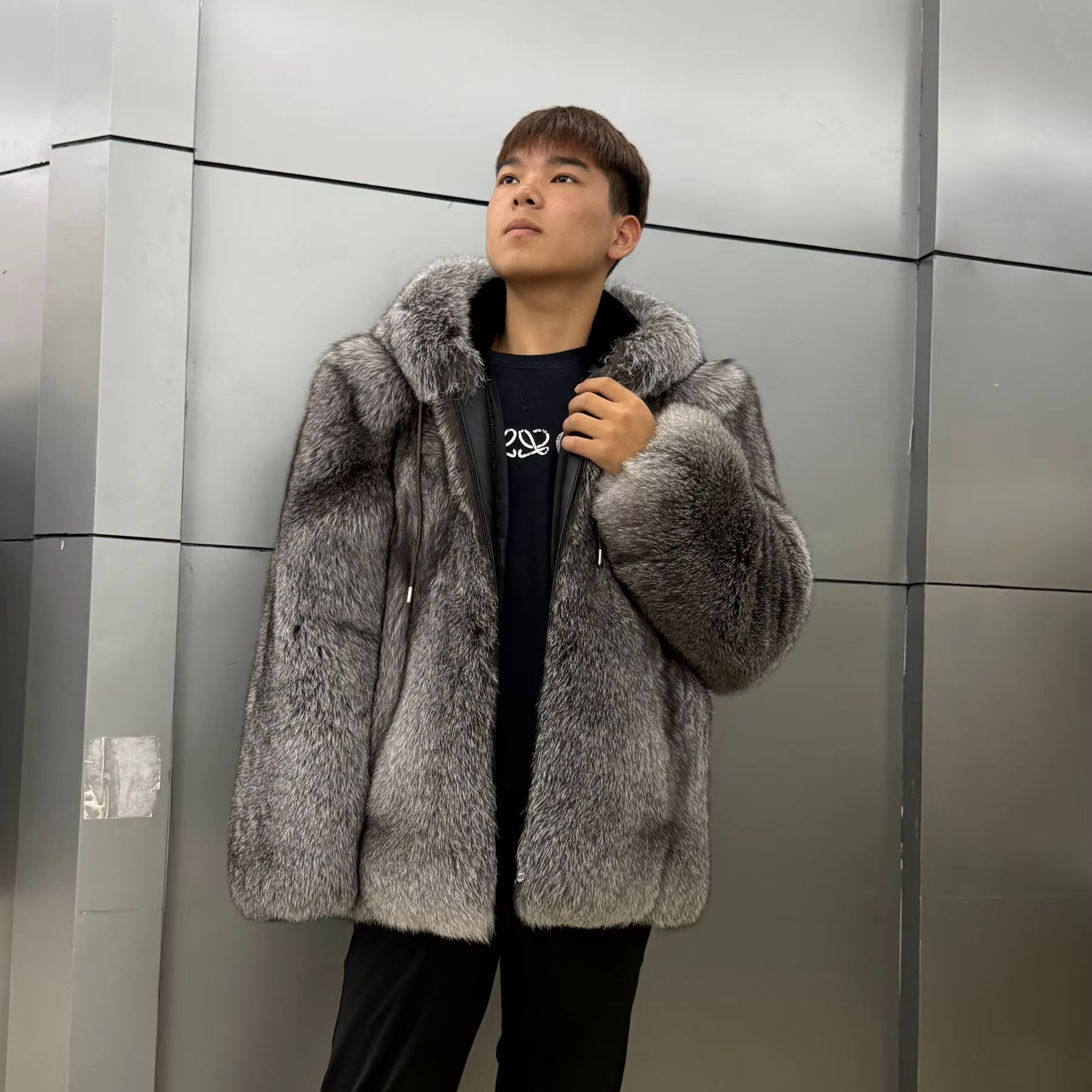 معاطف رجالية فاخرة من فرو الثع - مراجعة Winter Clothes Shop وسعره