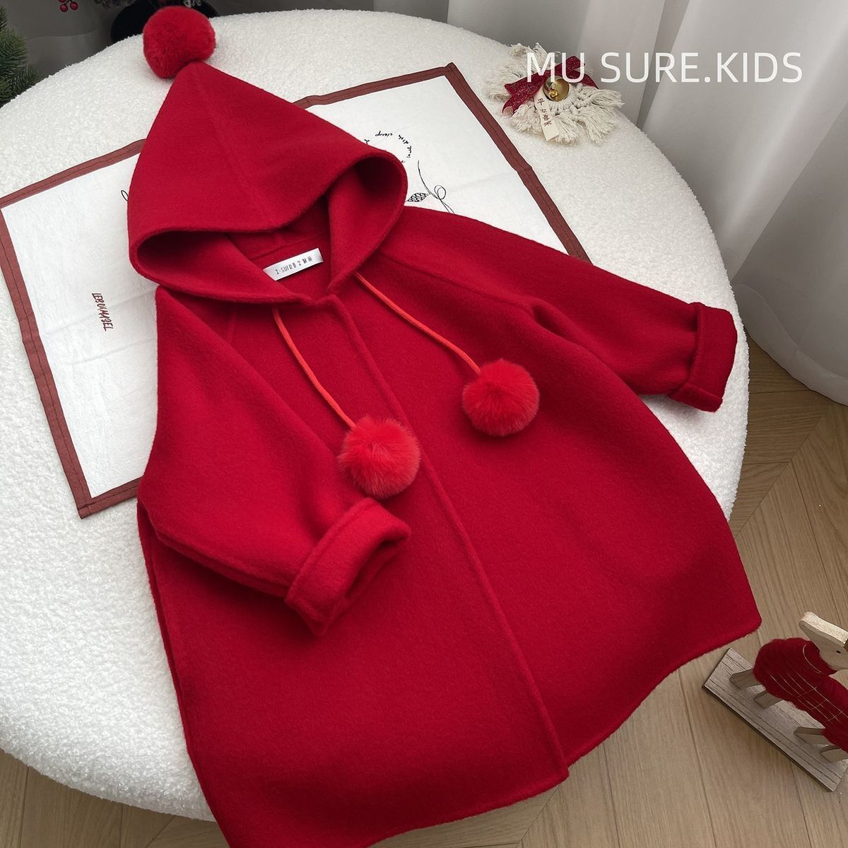 معطف كشمير على الوجهين للفتيات - مراجعة Winter Clothing Baby وسعره