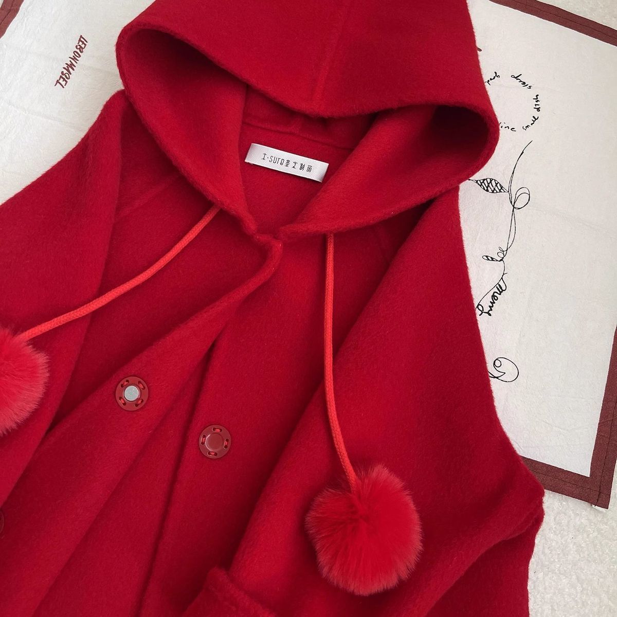 معطف كشمير على الوجهين للفتيات - مراجعة Winter Clothing Baby وسعره