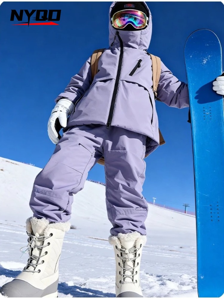ملابس تزلج للأطفال (جاكيت وبنط - مراجعة Ski Pants Waterproof وسعره