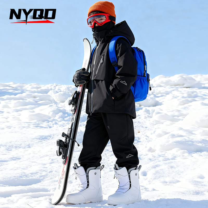 ملابس تزلج للأطفال (جاكيت وبنط - مراجعة Ski Pants Waterproof وسعره