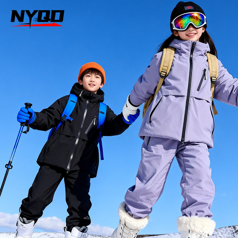 ملابس تزلج للأطفال (جاكيت وبنط - مراجعة Ski Pants Waterproof وسعره