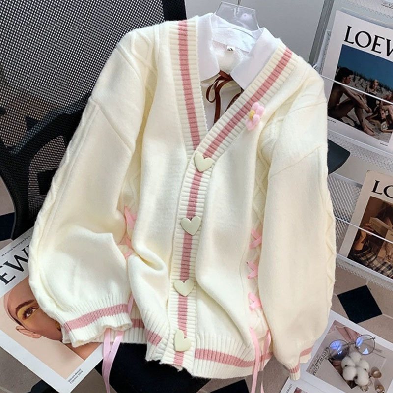 النمط الياباني أزهار لطيفة ستر - مراجعة Winter Clothing Factory Outlet وسعره