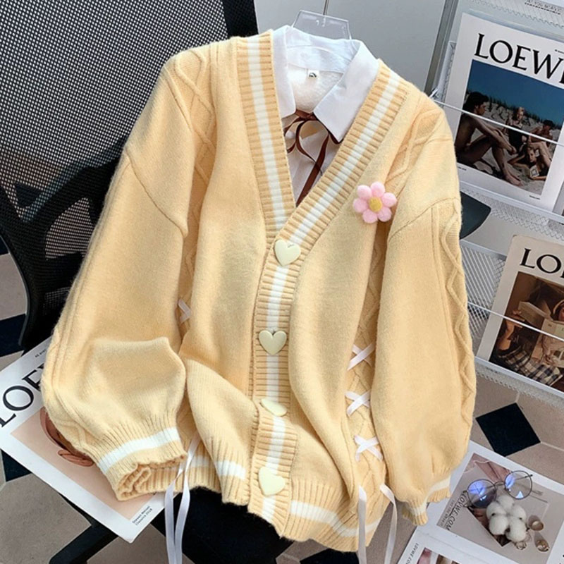 النمط الياباني أزهار لطيفة ستر - مراجعة Winter Clothing Factory Outlet وسعره