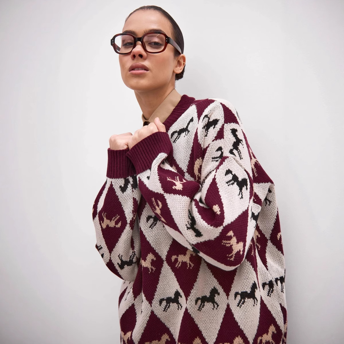 سترة محبوكة بياقة دائرية من زي - مراجعة Winter Clothing Factory Outlet وسعره