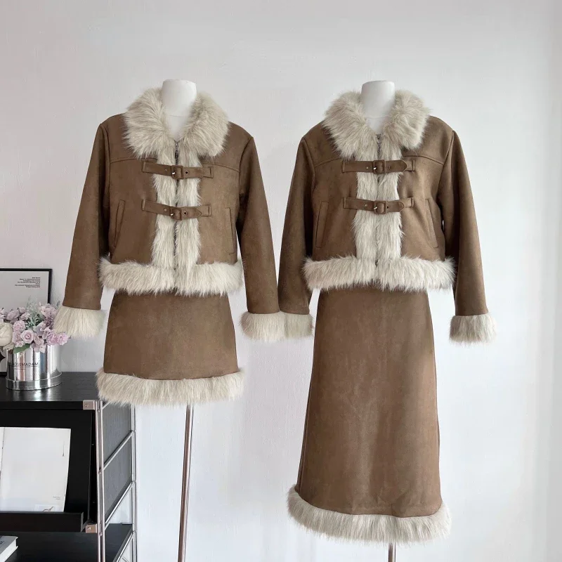 الخريف الرجعية فو الفراء 2 قطع - مراجعة Winter Clothing Kit وسعره